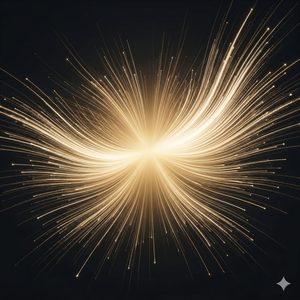 可量化價值 — 金色光芒爆發象徵可衡量的商業成果