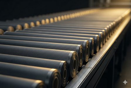 良率提升 — 整齊一致的生產線象徵零缺陷製程