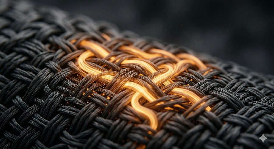 ThermaSync™ 熱管理技術 — 纖維熱傳導特寫